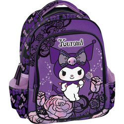 Graffiti Purple Laces Kuromi Σχολική Τσάντα Πλάτης Νηπιαγωγείου Μωβ 252293