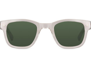 Chic 9509-25 Ανδρικά Γυαλιά Ηλίου Τετράγωνα Κοκάλινα Λευκά με Μαύρο Φακό