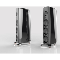 Magico M6 Ζεύγος Ηχείων Hi-Fi Δαπέδου 30W 3 Δρόμων Black