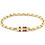 Tommy Hilfiger Ανδρικό Βραχιόλι Αλυσίδα από Ατσάλι Επιχρυσωμένο 2790653