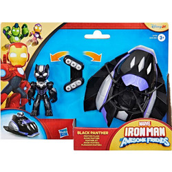 Hasbro Marvel Iron Man & His Awesome Friends Black Panther Plane Φιγούρα Δράσης για 3+ Ετών