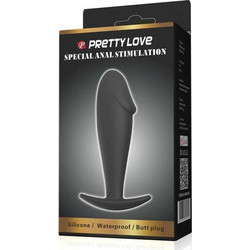 Pretty Love Πρωκτική Σφήνα 10cm Μαύρη BI-040040N