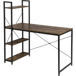 Home Use Γραφείο Ξύλινο με Βιβλιοθήκη 120x60x122cm HUH-0249