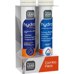 Pharmalead Hydro Vitamin C 20s + Hydro 20 Αναβράζοντα Δισκία