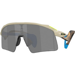 Oakley OO9519 03 Ανδρικά Γυαλιά Ηλίου Μάσκα Κοκάλινα Λευκά με Μαύρο Φακό