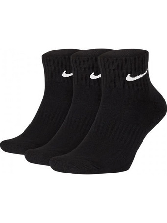 Nike Everyday Cushion Ankle Ανδρικές Κάλτσες Κοντές Μαύρες 3Pack SX7667-010
