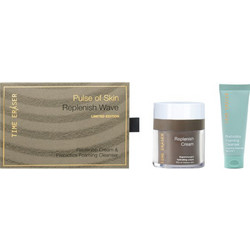 Medisei Panthenol Extra Time Eraser Pulse Of Skin Replenish Wave Replenish Cream 50ml + Prebiotics Foaming Cleanser 20ml