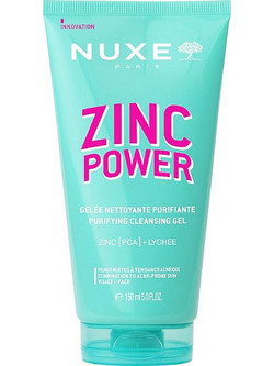 Nuxe Zinc Power Purifying Ενυδατικό Gel Καθαρισμού Προσώπου για Ακμή 150ml