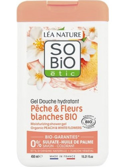 So' Bio Etic Peach & White Flowers Αφρόλουτρο σε Gel 450ml