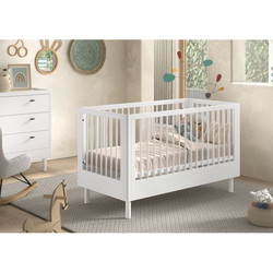 Vipack Forrest Πολυμορφική Κούνια για Στρώμα 70x140cm Λευκή VIFOBB7014