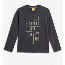 Funky Παιδικό T-Shirt Μακρυμάνικο Ανθρακί 226-106104-1