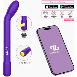 Adalet Gently G-Point Vibrator Δονητής G-Spot για Ζευγάρια με App Control Μωβ