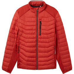 Tom Tailor Ανδρικό Μπουφάν Χειμωνιάτικο Puffer Κόκκινο 1038606-13722
