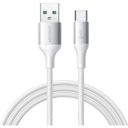 Joyroom S-A28 Flash Series Braided USB-A to USB-C 2m White 6956116798307