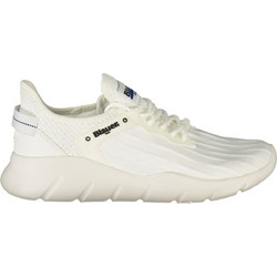 Blauer Ανδρικά Sneakers Λευκά S5HULETT01KNI-WHI
