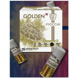 Fiocchi Golden X Sporting Φυσίγγια Συγκέντρωσης 12Cal 70mm 28gr 25τμχ