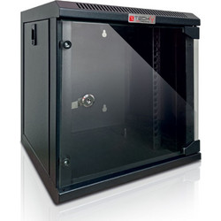 Techly I-CASE EM-1009BKEC Επιτοίχια Καμπίνα Rack 9U 31x29.5x48.5cm