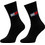 Tommy Hilfiger Ανδρικές Κάλτσες Ψηλές Μαύρες 2Pack 701228222-003