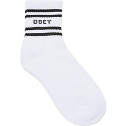 Obey Ανδρικές Κάλτσες Ψηλές Λευκές 200260070