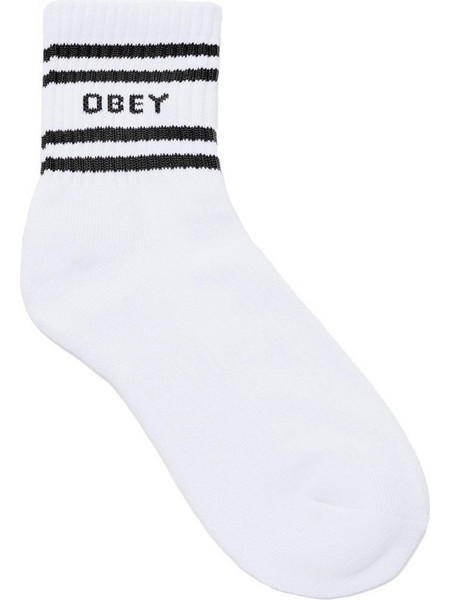 Obey Ανδρικές Κάλτσες Ψηλές Λευκές 200260070