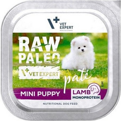 VetExpert Raw Paleo Pate Mini Puppy Monoprotein Pate with Lamb 150gr