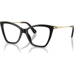 Swarovski SK2051 1001 Γυναικείος Σκελετός Γυαλιών Οράσεως Κοκάλινος Μεταλλικός Χρυσός Μαύρος