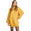 Funky Buddha Mini Βραδινό Φόρεμα Πλεκτό Κίτρινο FBL012-102-13