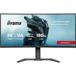 iiyama G-Master GCB3484WQSU-B1 Ultrawide VA HDR Curved Gaming Monitor 34" 3440x1440 QHD 180Hz 0.4ms
