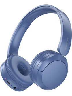 Bonofone BO37 Ενσύρματα & Ασύρματα Bluetooth Ακουστικά On Ear Μπλε