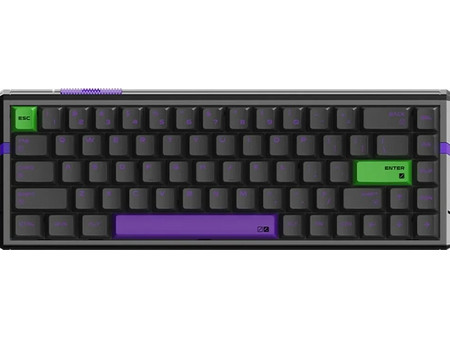 ATK RS6 Ultra Night Hunter Μηχανικό Gaming Πληκτρολόγιο 65% με TTC RGB Magneto Διακόπτες Black
