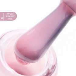 Alezori Non Wipe Pink Top Coat Ημιμόνιμο Βερνίκι Νυχιών 15ml