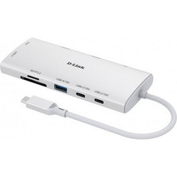 D-Link DUP-A01 USB-C Docking Station με HDMI PD Ethernet