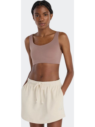 New Balance Harmony Yoga Αθλητικό Μπουστάκι με Μέτρια Στήριξη & Αφαιρούμενη Ενίσχυση Καφέ WB51037-EAS