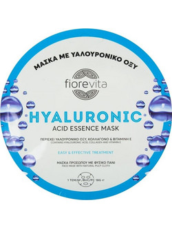 Fiorevita Hyaluronic Acid Sheet Μάσκα Προσώπου για Ενυδάτωση με Υαλουρονικό 18gr