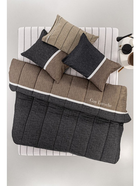 Guy Laroche Πάπλωμα Υπέρδιπλο Microfiber 220x240 Beverly Carbon