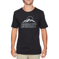 Hurley Ανδρικό Αθλητικό T-Shirt Μαύρο MTS002831-H010
