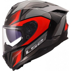LS2 FF817 Challenger II Viper Gloss Grey Red Κράνος Μηχανής Full Face 1500gr