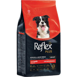 Lider Reflex Plus Adult Medium & Large Hypoallergenic with Lamb & Rice 12kg