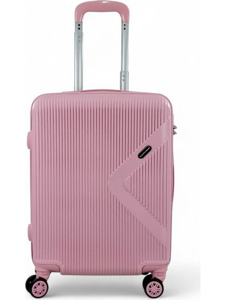 Playbags Collection PS029-20 Βαλίτσα Καμπίνας 55x40x20cm με 4 Ρόδες Ροζ