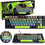 Media Tech Red Core Μηχανικό Gaming Πληκτρολόγιο 65% με Cherry MX Red Διακόπτες RGB Grey Green