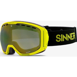 Sinner Mohawk SIGO-163-80A18 Μάσκα Σκι & Snowboard Ενηλίκων Κίτρινη με Φιμέ Φακό Γκρι