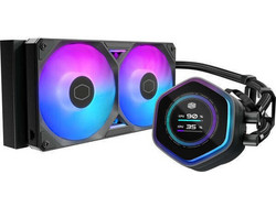 Cooler Master MasterLiquid 240 Atmos II LCD Υδρόψυξη CPU 120mm ARGB για Socket 1200 / 1700 / 1851 / AM4 / AM5 / 115x