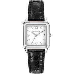 Trussardi T-Forma Γυναικείο Ρολόι με Μαύρο Δερμάτινο Λουράκι R2451173502 Trussardi T-Forma Γυναικείο Ρολόι με Μαύρο Δερμάτινο Λουράκι R2451173502