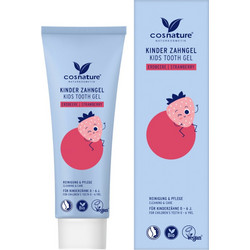 Cosnature Strawberry Παιδική Οδοντόκρεμα κατά της Πλάκας Χωρίς Φθόριο 75ml