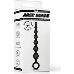 NMC Arse Beads 7" Ribbed II Πρωκτικές Μπίλιες 17.8cm Μαύρες
