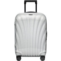 Samsonite C-LITE 122859-1627 Βαλίτσα Καμπίνας 55x40x20cm με 4 Ρόδες Ασημί