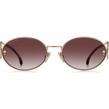 Etro 0106S DDB3X Γυναικεία Γυαλιά Ηλίου Οβάλ Μεταλλικά Χρυσά με Καφέ Φακό