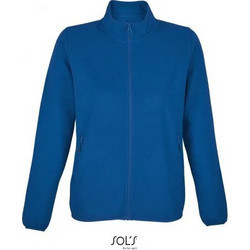 Sol's Factor Γυναικεία Ζακέτα Fleece Μακριά με Φερμουάρ Μπλε 03824
