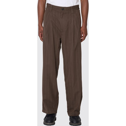 Obey Ανδρικό Παντελόνι Chino Ελαστικό Κανονική Εφαρμογή Καφέ 142020262-WRN