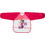 Interbaby Minnie Αδιάβροχη Σαλιάρα Ποδιά Πλαστική με Αυτοκόλλητο Τσέπη & Μανίκια Φούξια